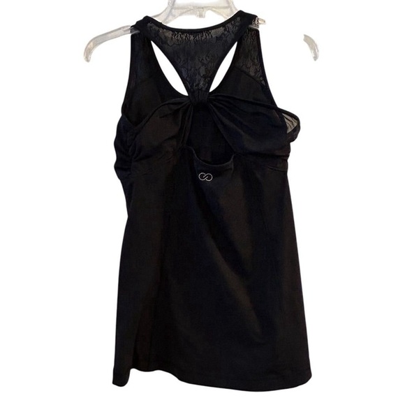 Calia Women's Black Lace Racerback Tank Top Casual Summer - Picture 5 of 10